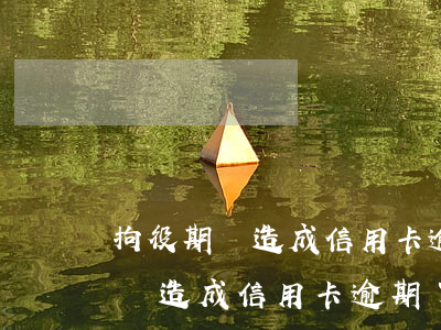 拘役期間造成信用卡逾期了怎么辦-拘役期間造成信用卡逾期了怎么辦理
