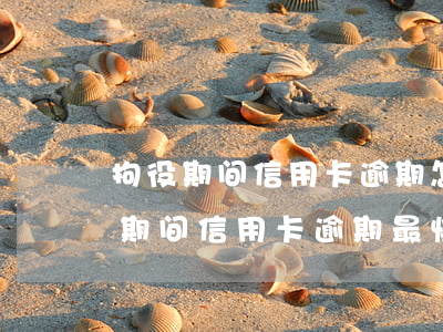 拘役期间信用卡逾期怎么处理最快方法，拘役期间信用卡逾期：最快的解决办法是什么？
