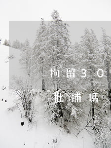 拘留30天都要報批捕嗎(拘留30天都要報批捕嗎)