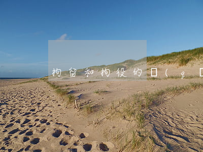 拘留和拘役的區(qū)別