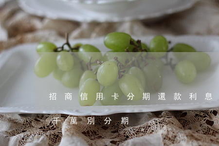 招商信用卡分期還款利息多少-招行信用卡千萬別分期