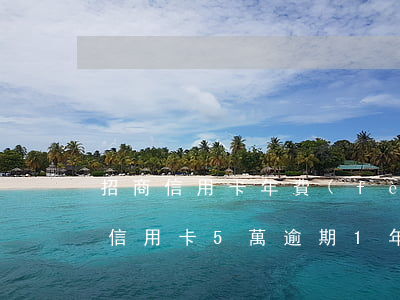 招商信用卡年費(fèi)逾期嗎(招商銀行信用卡5萬逾期1年)