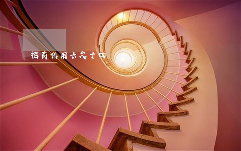 招商信用卡欠十四萬