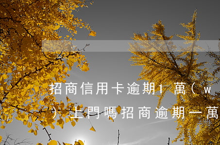 招商信用卡逾期1萬(wàn)會(huì)上門嗎(招商逾期一萬(wàn)不到真的上門嗎)