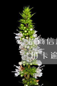 招商信用卡逾期20天會上征信不-招商信用卡逾期20天會上征信不