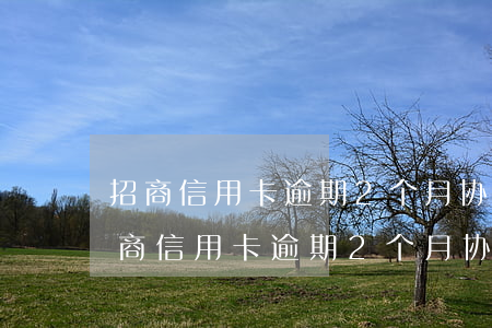 招商信用卡逾期2个月协商不了怎么办-招商信用卡逾期2个月协商不了怎么办呢