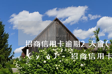 招商信用卡逾期2天會(huì)影響信譽(yù)?-招商信用卡逾期2天會(huì)影響信譽(yù)嗎