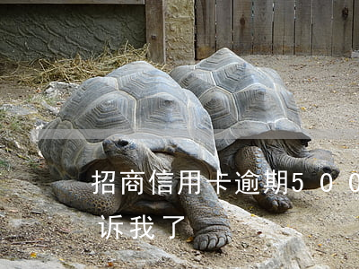 招商信用卡逾期5000被起诉(招商逾期起诉我了)