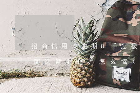 招商信用卡逾期8千怎樣協(xié)商 招商逾期4個月怎么協(xié)商