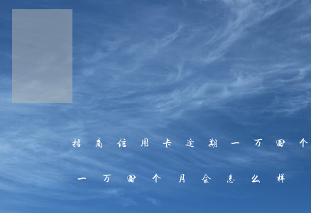 招商信用卡逾期一万四个月(招商信用卡逾期一万四个月会怎么样)