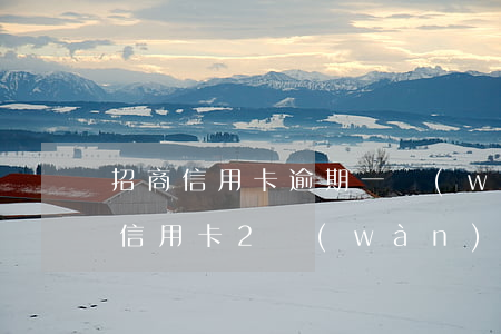 招商信用卡逾期一萬(wàn)怎么辦(招商信用卡2萬(wàn)逾期一年立案馬上抓人)