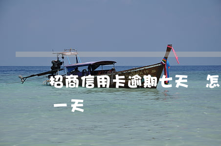 招商信用卡逾期七天會怎樣(招行信用卡 逾期一天)