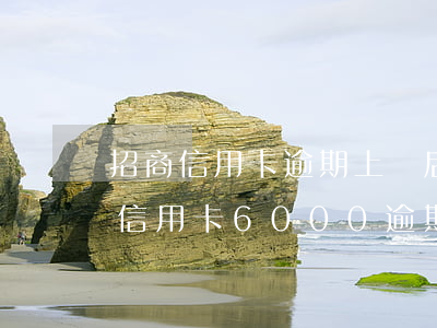 招商信用卡逾期上門后是不是要起訴了(招商信用卡6000逾期說上門催收真的嗎)