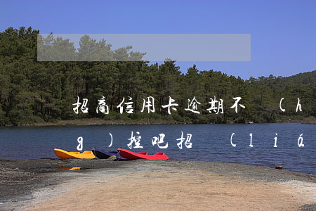 招商信用卡逾期不會(huì)風(fēng)控吧(招聯(lián)金融逾期會(huì)影響招商信用卡使用嗎)