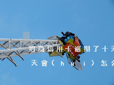 招商信用卡逾期了十天怎么辦(招商逾期10天會(huì)怎么樣)