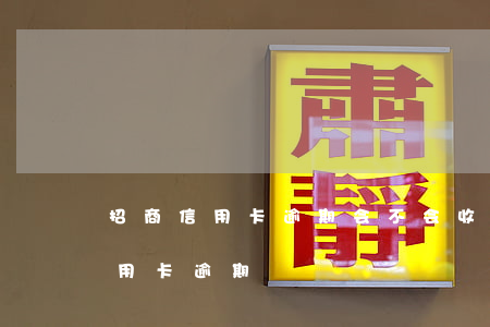 招商信用卡逾期会不会收到函件(招商银行 信用卡 逾期)