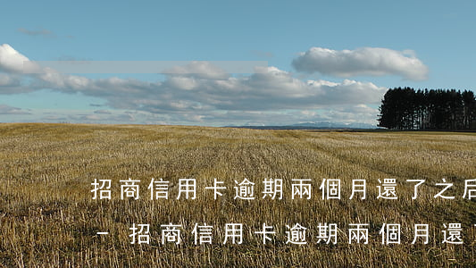 招商信用卡逾期兩個月還了之后還可以用嗎-招商信用卡逾期兩個月還了之后還可以用嗎