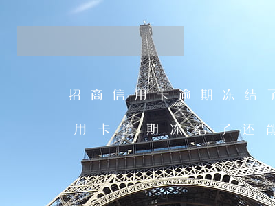 招商信用卡逾期冻结了还能恢复吗-招商信用卡逾期冻结了还能恢复吗怎么办