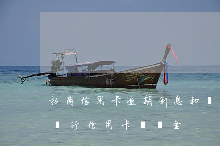 招商信用卡逾期利息和滯納金怎么算-招商銀行信用卡 滯納金