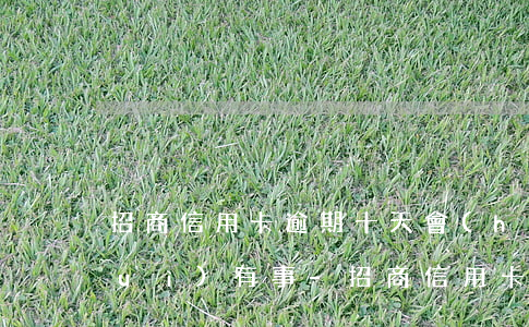 招商信用卡逾期十天會(huì)不會(huì)有事-招商信用卡逾期十天會(huì)不會(huì)有事情發(fā)生