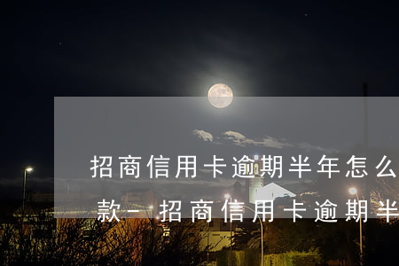 招商信用卡逾期半年怎么協(xié)商還款-招商信用卡逾期半年怎么協(xié)商還款的