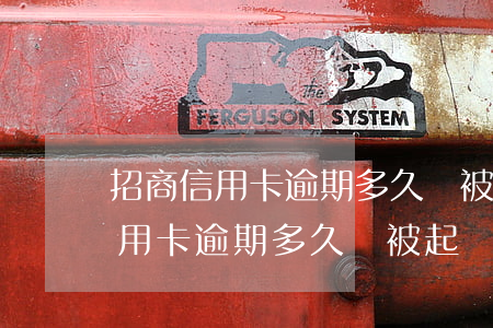 招商信用卡逾期多久會被起訴工商-招商信用卡逾期多久會被起訴工商銀行的