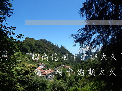 招商信用卡逾期太久了,还了还能继续用吗（招商信用卡逾期太久了）