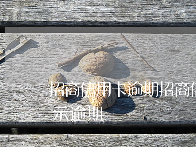 招商信用卡 逾期（招商信用卡會(huì)提示逾期嗎）