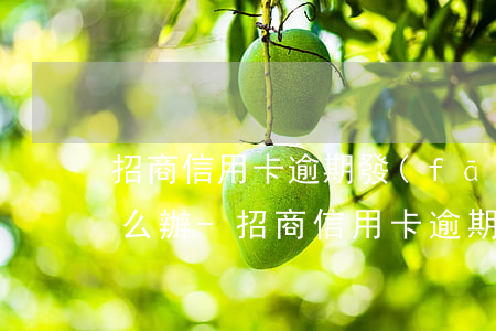 招商信用卡逾期發(fā)短信說將起訴怎么辦?-招商信用卡逾期發(fā)短信說將起訴怎么辦呢