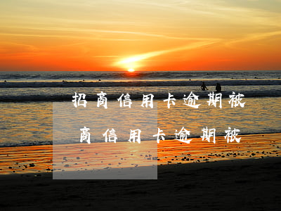 招商信用卡逾期被凍結(jié)怎么辦(招商信用卡逾期被凍結(jié)怎么辦)
