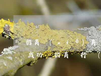 招商協(xié)商個(gè)性化分期能成功嗎(招商銀行協(xié)商個(gè)性化分期還款要些什么證明)