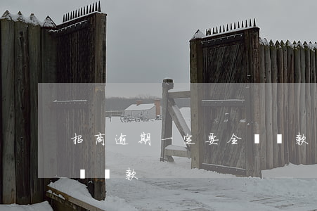 招商逾期一定要全額還款(招商逾期一定要全額還款)