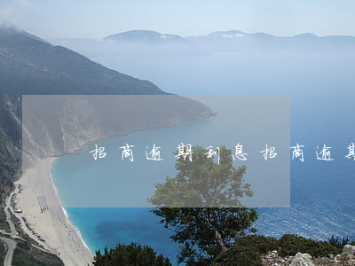 招商逾期利息(招商逾期利息為什么這么高)