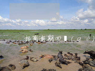 招商逾期四個(gè)月發(fā)律師函