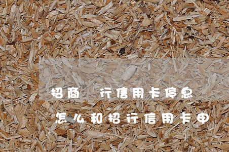 招商銀行信用卡停息掛賬2021新規定-怎么和招行信用卡申請停息掛賬