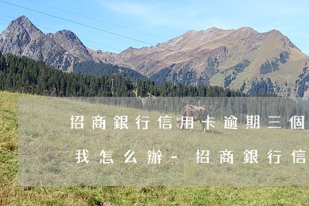 招商銀行信用卡逾期三個(gè)月要起訴我怎么辦-招商銀行信用卡逾期三個(gè)月要起訴我怎么辦呢
