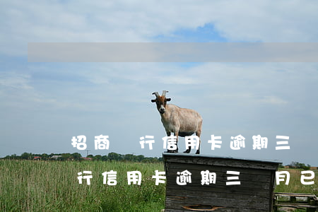 招商銀行信用卡逾期三個月已還清-招商銀行信用卡逾期三個月已還清怎么辦