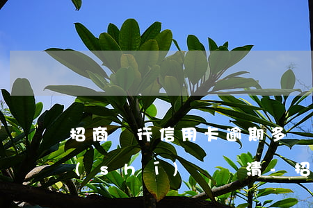招商銀行信用卡逾期多長(zhǎng)時(shí)間還清-招商銀行信用卡逾期多長(zhǎng)時(shí)間還清最劃算