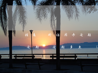 招商銀行信用卡逾期幾天內(nèi)不算逾期-逾期多久會(huì)被列入失信人名單