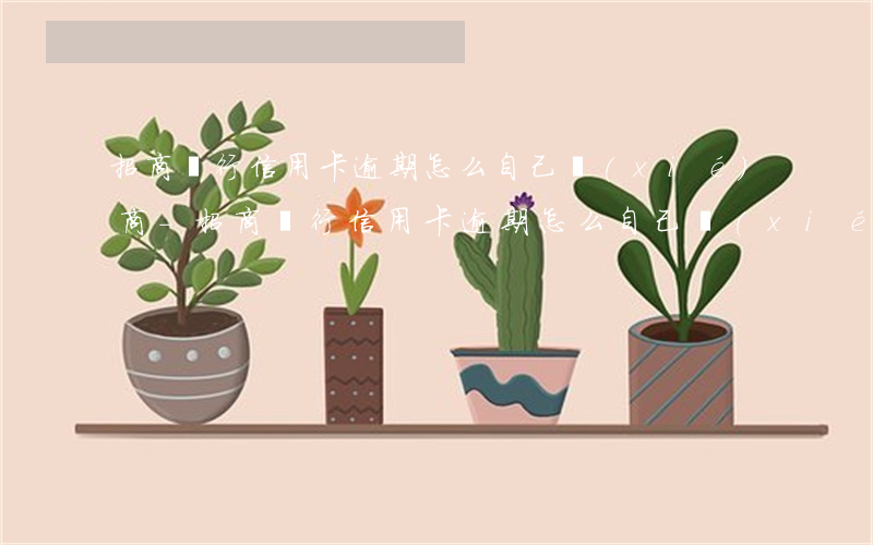 招商銀行信用卡逾期怎么自己協(xié)商-招商銀行信用卡逾期怎么自己協(xié)商還款