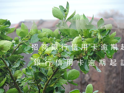 招商銀行信用卡逾期起訴通知函怎么寫（招商銀行信用卡逾期起訴通知函）