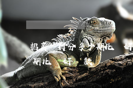 招商銀行分多少期比較好-招商銀行分多少期比較好貸款
