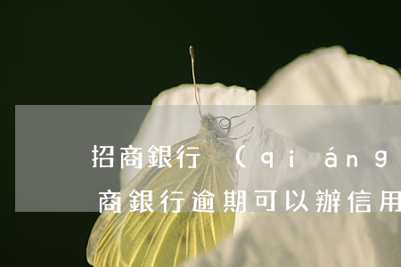 招商銀行強(qiáng)制辦理信用卡（招商銀行逾期可以辦信用卡嗎）