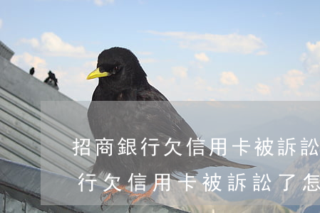 招商銀行欠信用卡被訴訟了怎么辦-招商銀行欠信用卡被訴訟了怎么辦呢