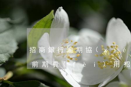 招商銀行逾期協(xié)商還款需不需要前期費(fèi)用（招商銀行逾期怎么協(xié)商還款嗎）