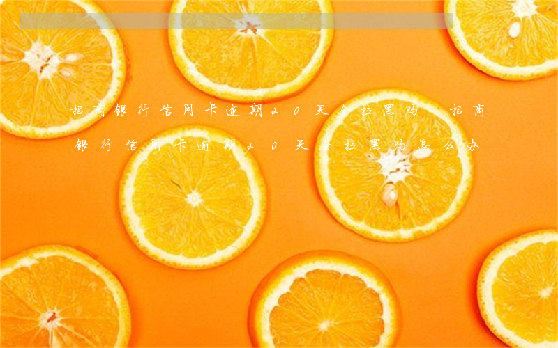 招商银行信用卡逾期20天会拉黑吗-招商银行信用卡逾期20天会拉黑吗怎么办