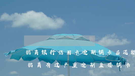 招商银行信用卡逾期销卡后还能再申请吗-招商有过严重逾期直接销卡了