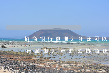 招商银行逾期2年还可以协商还款吗（招商银行逾期2年怎么协商还款）