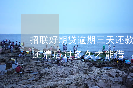 招联好期贷逾期三天还款(招联好期贷逾期过还清后过多久才能借)