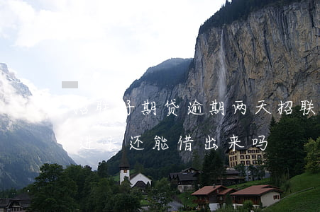 招联好期贷 逾期两天(招联好期贷逾期两天还进去还能借出来吗)